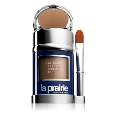 La Prairie Skin Caviar Concealer Foundation alapozó és korrektor SPF 15 árnyalat Mocha 30 ml