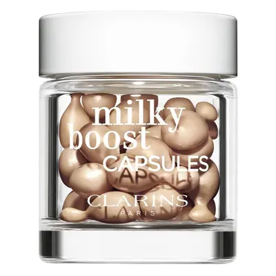 Clarins Milky Boost Capsules élénkítő make-up kapszulák árnyalat 3.5 30x0,2 ml