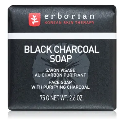 Erborian Black Charcoal tisztító szappan arcra aktív szénnel 75 g