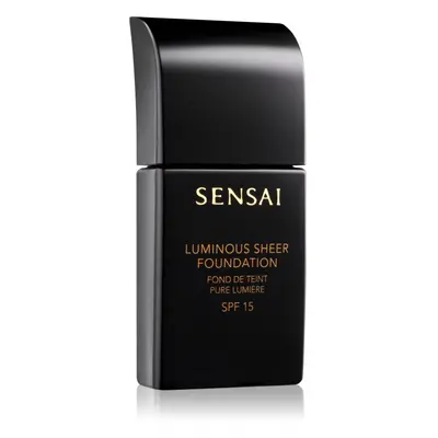 Sensai Luminous Sheer Foundation élénkítő make-up SPF 15 árnyalat LS206 Brown Beige 30 ml