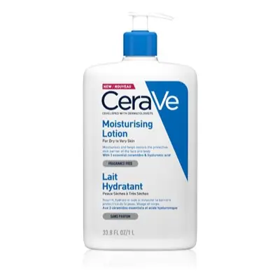 CeraVe Moisturizers Lotion hidratáló tej arcra és testre Száraz, nagyon száraz bőrre 1000 ml