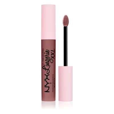 NYX Professional Makeup Lip Lingerie XXL matt folyékony állagú ajakrúzs árnyalat 11 - Unhooked 4