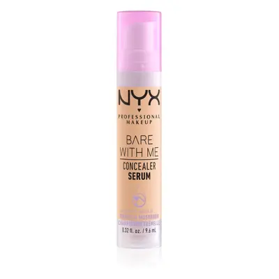 NYX Professional Makeup Bare With Me Concealer Serum hidratáló korrektor 2 az 1-ben árnyalat 04 