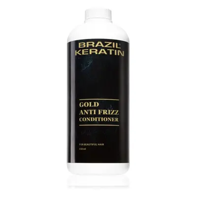 Brazil Keratin Gold Anti Frizz Conditioner regeneráló kondicionáló a rakoncátlan és töredezett h