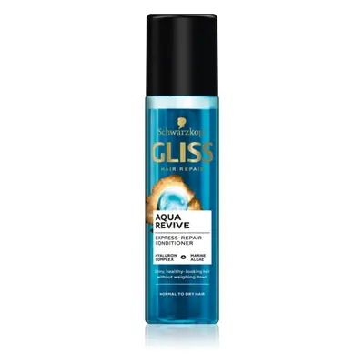 Schwarzkopf Gliss Aqua Revive öblítést nem igénylő spray kondicionáló normál és száraz hajra 200