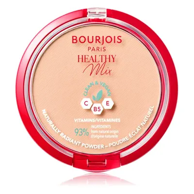 Bourjois Healthy Mix mattító púder a ragyogó bőrért árnyalat 02 Vanilla 10 g