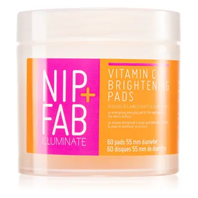 NIP+FAB Vitamin C Fix tisztító vattakorong az élénk bőrért 60 db