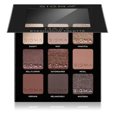 Sigma Beauty Eyeshadow Palette Hazy szemhéjfesték paletta 9 g