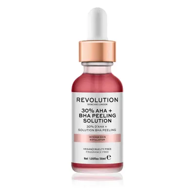 Revolution Skincare AHA + BHA 30% Peeling Solution Intenzív kémiai peeling az élénk bőrért 30 ml