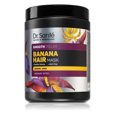 Dr. Santé Banana hidratáló és simító maszk száraz hajra 1000 ml