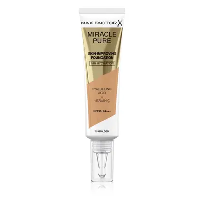 Max Factor Miracle Pure Skin tartós alapozó SPF 30 árnyalat 75 Golden 30 ml