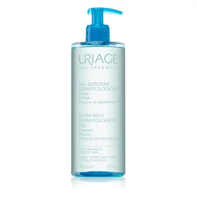 Uriage Hygiène Extra-Rich Dermatological Gel tisztító gél arcra és testre 500 ml