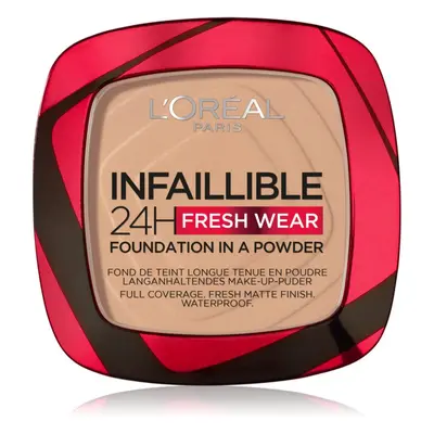 L’Oréal Paris Infaillible Fresh Wear 24h púderes make-up árnyalat 120 Vanilla 9 g