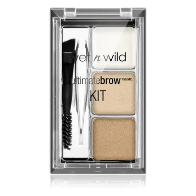 Wet n Wild Ultimate Brow szett a tökéletes szemöldökért árnyalat Soft brown 2,5 g