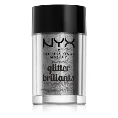 NYX Professional Makeup Face & Body Glitter Brillants Arc és test csillám árnyalat 10 Silver 2.5