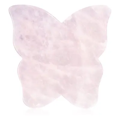 Crystallove Rose Quartz Butterfly Gua Sha masszázs szegédeszköz 1 db