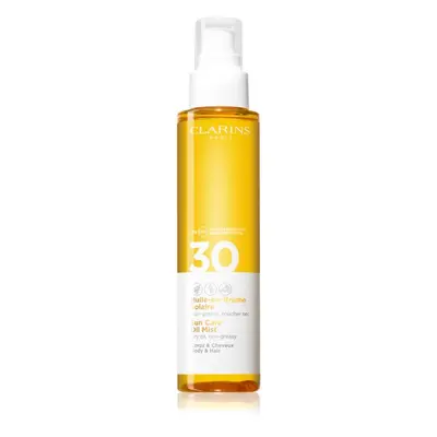 Clarins Sun Care Oil Mist száraz olaj hajra és a testre SPF 30 150 ml