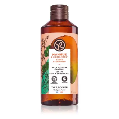 Yves Rocher Bain de Nature felfrissítő tusfürdő gél Mango & Coriander 400 ml