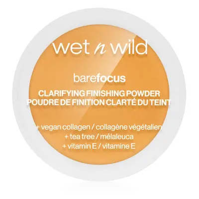 Wet n Wild Bare Focus Clarifying Finishing Powder mattító púder árnyalat Medium/Tan 6 g