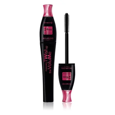 Bourjois Twist Up The Volume szempillaspirál a dús pillákért 2in1 kefével árnyalat 23 Black 8 ml