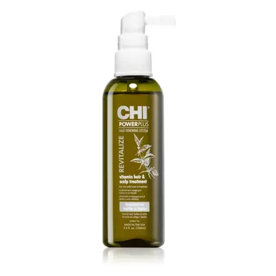 CHI Power Plus Revitalize erősítő öblítést nem igénylő ápolás a hajra és a fejbőrre 104 ml