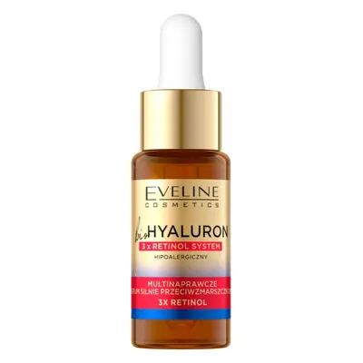 Eveline Cosmetics Bio Hyaluron 3x Retinol System éjszakai ránctalanító szérum 18 ml