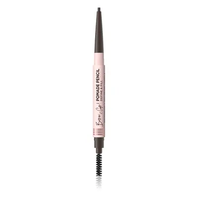 Eveline Cosmetics Brow & Go! vízálló szemöldökceruza 2in1 kefével árnyalat Dark Brown 4 g