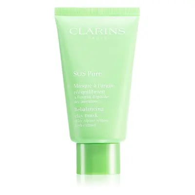 Clarins SOS Pure Rebalancing Clay Mask agyagos maszk kombinált és zsíros bőrre 75 ml