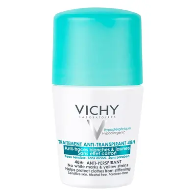 Vichy Deodorant 48h golyós dezodor roll-on a fehér és sárga foltok ellen 50 ml