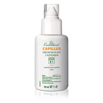 Cannaderm Capillus Caffeine hair serum szérum a hajra koffeinnel 40 ml