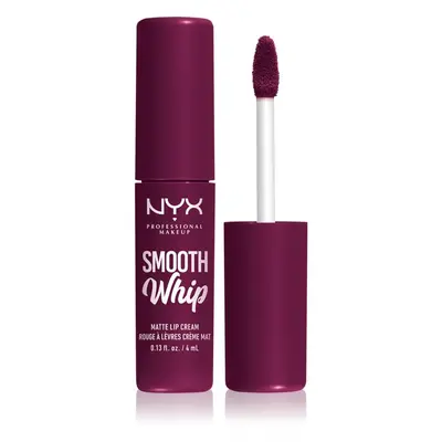 NYX Professional Makeup Smooth Whip Matte Lip Cream bársonyos rúzs kisimító hatással árnyalat 11