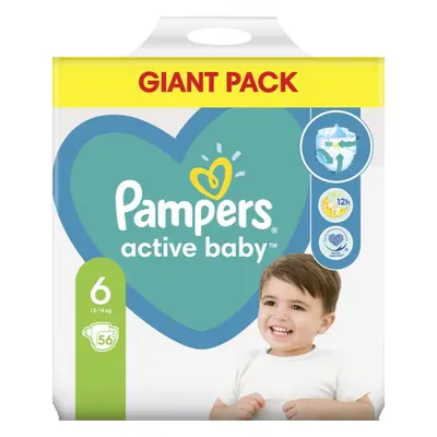 Pampers Active Baby Size 6 eldobható pelenkák 13-18 kg 56 db