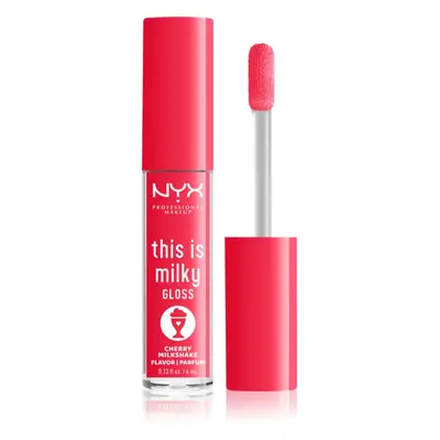 NYX Professional Makeup This is Milky Gloss Milkshakes hidratáló ajakfény illatosított árnyalat 