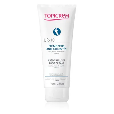 Topicrem UR-10 Anti-Calluses Foot Cream lábkrém a táplálásért és hidratálásért 75 ml