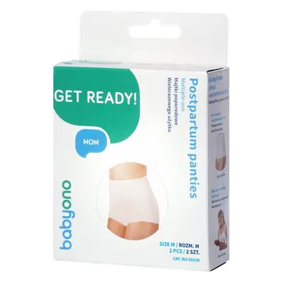 BabyOno Get Ready Multiple-use Mesh Panties szülés utáni alsóneműk méret M 2 db