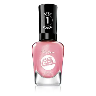 Sally Hansen Miracle Gel™ géles körömlakk UV/LED lámpa használata nélkül árnyalat Shell Yeah 14,