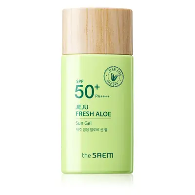 The Saem Jeju Fresh Aloe Sun napozógél aloe verával SPF 50+ 50 g