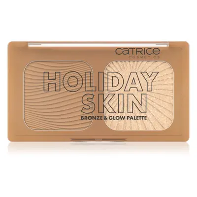 Catrice Holiday Skin élénkítő és bronzosító paletta 5,5 g