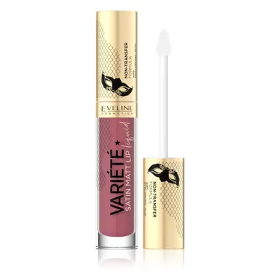 Eveline Cosmetics Variété matt folyékony állagú ajakrúzs árnyalat 03 Berry Shake 4,5 ml