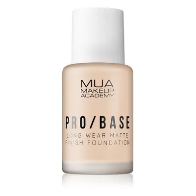 MUA Makeup Academy PRO/BASE tartós matt alapozó árnyalat #102 30 ml