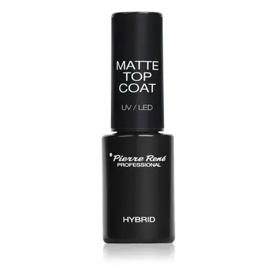 Pierre René Nails Hybrid fedő gél lakk matt hatású 6 ml