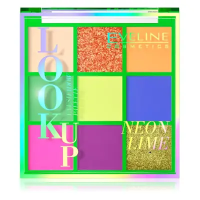 Eveline Cosmetics Look Up Neon Lime szemhéjfesték paletta 10,8 g