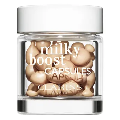 Clarins Milky Boost Capsules élénkítő make-up kapszulák árnyalat 02 30x0,2 ml