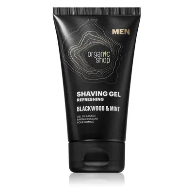 Organic Shop Men Blackwood & Mint borotválkozási gél frissítő hatással 150 ml