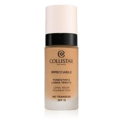 Collistar Impeccabile Long Wear Foundation tartós alapozó SPF 15 5N Amber 30 ml