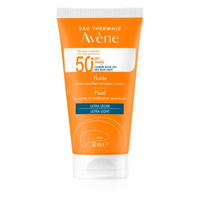 Avène Sun High Protection napozó fluid az arcra SPF 50+ 50 ml