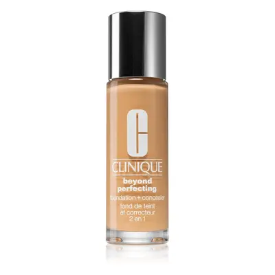 Clinique Beyond Perfecting™ Foundation + Concealer alapozó és korrektor 2 az 1-ben árnyalat 11 H