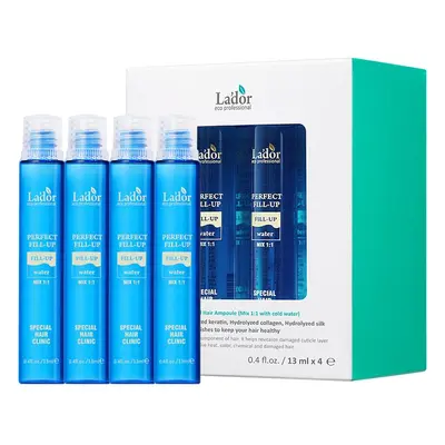 La'dor Perfect Hair Fill-Up intenzív és koncentrált ápolás a sérült, töredezett hajra 4x13 ml