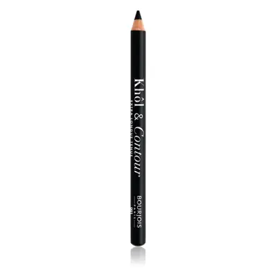 Bourjois Khôl & Contour Extra Longue Tenue tartós szemceruza hegyezővel árnyalat 001 Noir-issime