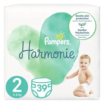 Pampers Harmonie Size 2 eldobható pelenkák 4 – 8 kg 39 db